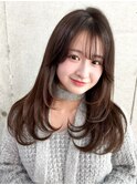 韓国顔周り/ハイレイヤーカット/ワンホンレイヤー/立川