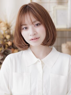 エノア バイ カバーヘア(ENOA by COVERHAIR) 丸みが映える上品な大人ボブ/川口/30代/40代/50代