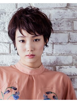 ブルー ヘアーメイク(Blue Hair Make) 一足先に★セミウェットな質感で楽しむ秋ショート