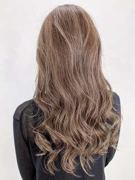 アルバム 新宿(ALBUM SHINJUKU) アッシュベージュ_ローライトスリークボブ厚めバング_ba287872