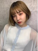 【lilley 高田彩乃】小顔☆切りっぱなしボブ(福岡/天神)