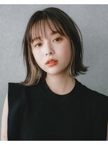 オーレント(AULENT)&nbsp;外ハネボブ×インナーカラー