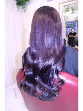 エデン トリートメントサロン 難波店(EDEN) ラベンダー/パープル/派手髪/寒色カラー/ケアブリーチ/20代30代