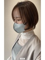 ロンドプロフィール 浦和(Lond profil)&nbsp;中川陽南子【透け感束感ショートボブ/大人可愛い丸みグレージュ