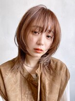 アイティーバイアルバム 八王子店(IT by ALBUM) フェイスラインレイヤー_ダークアッシュチェリーブラウン_49202