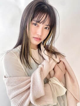 ココロクレド(COCOLO credo) ニュアンスハイライト×ぱつんとロングは