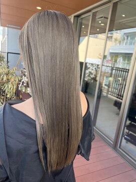 ジーナ 梅田茶屋町(Zina) 髪質改善*透明感ベージュストレート*美髪【Zina 茶屋町】
