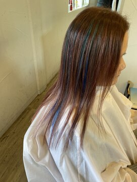 アヴニール ユー(AVENIR U) モーヴピンク×ブルーのアクセントカラー☆