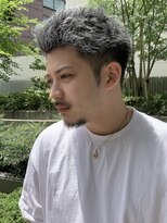 メンズ　ツイストスパイラルパーマ　wカラー　名古屋