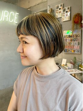 ソース(source) ///source///デザインカラーボブ