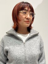 ジョニアンドロージ(Joni & Rougy)&nbsp;ウルフボブ/オレンジレッド