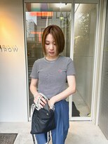 イロウ 山口どうもん店(IROW)&nbsp;リーフブラウン/切りっぱなしボブ