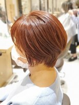 ユニックス イオンモール川口前川店(UNIX) 【大人女性必見】くびれショートレイヤー×ピンクオレンジ