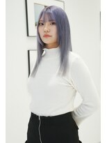 ハイブ 金沢(Hive)&nbsp;パープルシルバー　ハイトーンブロンドヘアブリーチ10代20代