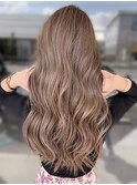 20代30代ハイライトバレイヤージュブリーチ立体感透け感