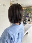 パツっとボブ×ハイライト