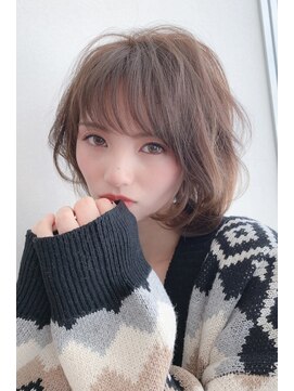 ヘアーズ ベリー 平尾店(hairs BERRY) BERRYショートフルバング美髪似合わせカット丸みショート