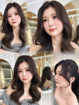 アフロートリノ(AFLOAT Leino) 大人可愛い韓国くびれヘア　レイヤーカット　似合わせ顔まわり