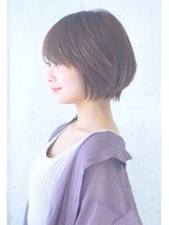 ヘア ルミナス バイ フォルテ(HAIR LUMINAS by FORTE) こなれミディ/前髪/黒髪/ボブルフ/ネビージュ/小顔/ワンレン