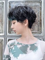 フェザーショートメルティカラー似合わせカット_ba398443