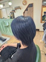 シャイン(SHINE) ダブルカラー☆ブルーブラック