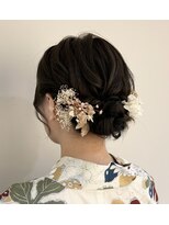 ラボー ノースプラザ店(LA'BO) 浴衣ヘア　シニョン