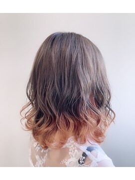 エムツー(mtm) ベージュカラー×オレンジインナー