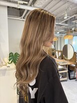 ココルアナ(coco luana)&nbsp;バレイヤージュ/海外風/ケアブリーチ/髪質改善/ハイトーン/学割