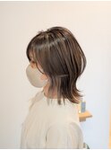 長めレイヤーボブ
