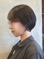 エリマバイフィフス 調布(elima by fifth)&nbsp;首やデコルテがキレイに見える、小顔効果の高いショートボブ