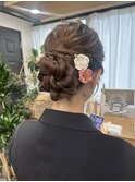 kana 結婚式 ヘアセット アレンジ