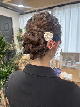 イット(it.) kana 結婚式 ヘアセット アレンジ