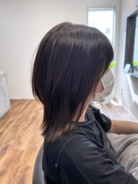 チョキナ(chokina.)&nbsp;ミディアムレイヤー×アッシュベージュ