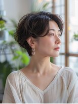 アイコニックナゴヤ(AIconic nagoya)&nbsp;大人ベリーショート×ふんわりレイヤーカット