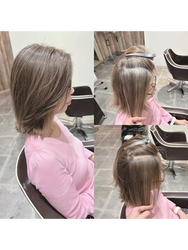 パーチェ(Pace) 白髪率80% 敦賀美容室Paceで叶う白髪ぼかし