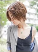 【GEEKS渋谷】レイヤーショート/ウルフ/冬カラー/クールショート