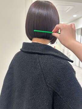 ケンジ 横浜(KENJE) 自然とうちに入るボブ