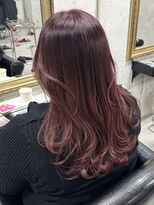 ルノン(LUNON)&nbsp;暗めカラーグランマッシュデザインカラーフェイスフレーミング