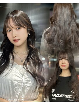 PELE原宿/ブリーチなしダブルカラー/ハイトーン/ケアブリーチ【３月上旬OPEN(予定)】 着物ヘア/大人ガーリー/ダークアッシュ/似合わせカット/原宿