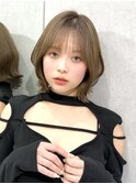 【大重】韓国風くびれボブ/レイヤー/前髪新宿/髪質改善/縮毛矯正