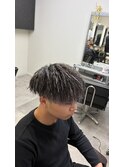 パイルツイストパーマ/メンズ/刈り上げ/眉毛/ツイスト