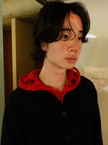 ノラジャーニー(NORA Journey)&nbsp;メンズボブウルフメンズミディアムレイヤーカットメンズウルフ