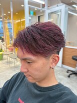 ルースト 南堀江店(ROOST)&nbsp;MEN'S/リバースセンターパート/ニュアンスパーマ/南堀江