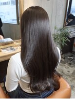 テーラヘアー 我孫子店(TELA HAIR) ダークブラウン×髪質改善トリートメント<20代30代40代50代>