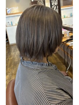 桃の木 ヘアー(桃の木 hair) シルクグレージュ×ダブルカラー