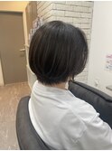 ショートボブナチュラルスタイリング