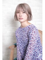 ヘアーサロン ラ シュシュ(HAIR SALON La chou chou)&nbsp;ボブ×ホワイトベージュ