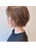 #コンパクトボブ　#ハイライトカラー