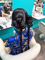 リエラ 新宿(RIERA)&nbsp;タイト三つ編みツインテール