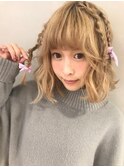 ざっくり三つ編みセット
